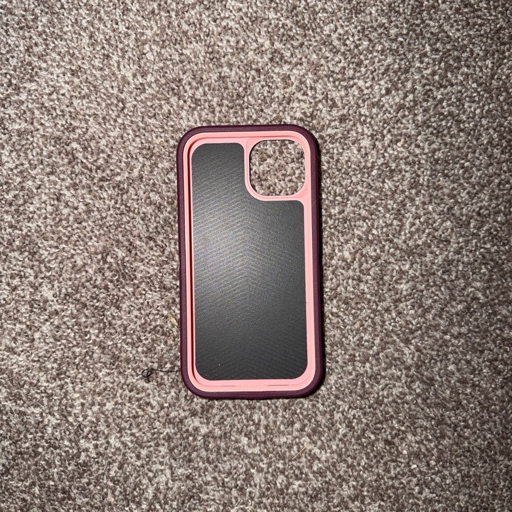 iPhone 13 Pink and Black Phone Case